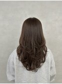 LA風レイヤーカット×ブリーチなしダブルカラー