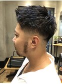 ツイストスパイラルパーマ/スパイキーショート/ツーブロック