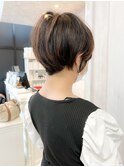 福山Caary20代30代40代50代60代ショートヘア小顔補正立体カット