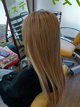 【葛西駅1分】ロングヘアや最旬スタイルをエクステで◇イヤリングカラーやハイライトも素敵に＊