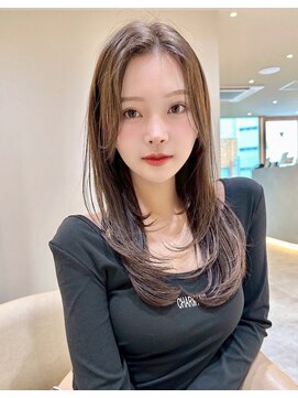 大人ガーリー/ミディアムレイヤーカット/20代30代40代50代/仙台