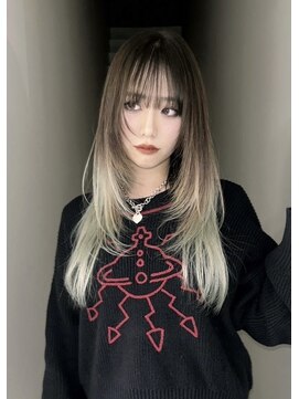 サイ(sai) 前髪/アンブレラカラー/こなれミディ/イメチェン/ウェーブパーマ