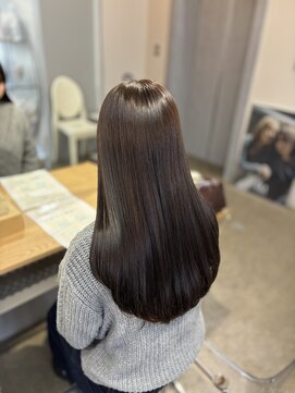 リラクオーレ 三宮 元町(LIRA CUORE) ショコラブラウン×髪質改善縮毛矯正