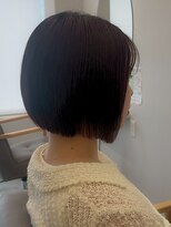 ソレ 森田店(SOLE.)&nbsp;ショートストレートボブ/艶髪/襟足まっすぐ/ナチュラルボブ