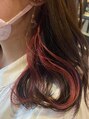 アグ ヘアー シルク 豊田市駅前店(Agu hair sylk) さりげない垢抜け感のイヤリングカラー!ピンクカラーで可愛く!
