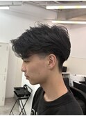フェザーパーマ/リバースセンターパート/藤沢美容院