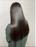 《髪質改善美髪矯正》縮毛矯正+カット+トリートメント