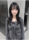 ロングレイヤー/ハッシュカット/kyoka