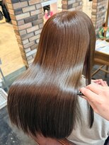 セットアップ 岡山北長瀬店(SET-UP) 小顔×髪質改善ストレート×透明感カラー