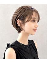 ウィールール 栄町店(WE RULE) 大人美人丸みショートボブ×ベージュカラー
