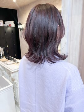 キャアリー(Caary) 福山人気20代30代艶々低温コテ巻き風デジタルパーマ暖色カラー