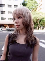 ユルク(JURK nagoya)&nbsp;栄/ハッシュカット/グレージュ/デザインカラー