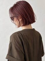 ミロアヴィタ 平尾(miroa vita)&nbsp;レッドブラウン 顔周りカット ボブ ショートカット 髪質改善