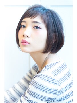 リル 8F 銀座(Rire) 【Rire-リル銀座-】ショートバング☆ナチュラルショートボブ