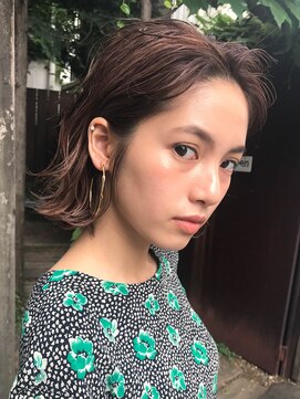 ローブ アオヤマ(LOAVE AOYAMA) 【LOAVE】 ピンクオレンジアッシュ / ハンサムボブ