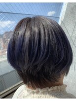 リヴィーダ(LIVIDA)&nbsp;前下がりショート×ラベンダーアッシュ×LIVIDA