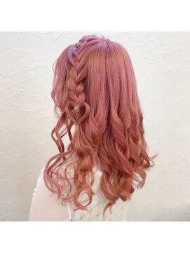 ヘアメイクアンドセットサロン リッコ(Hair make&set salon Ricco) ガーリー編みたらし