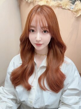 ユニ 表参道(uni) 【YUKI】韓国アプリコットオレンジカラー