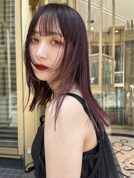 カルテ(QUARTE) グラデーションディープレッドとレイヤー