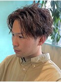 ソフトツイスパツイストスパイラル縦落ちツイスパメンズパーマ