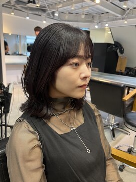 トレス(TRESS) 外ハネレイヤー　くびれボブ　大人ボブ