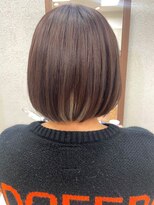 ヘアーアンドメイク アズール 浦和店(Hair&Make Azur) ミニボブ/ホワイトベージュのインナーカラー