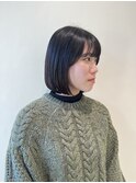 【ハクラ】結べるボブ 黒髪ボブ 切りっぱなしボブ タイトボブ