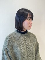 スタイル 茅ケ崎(STYLE)&nbsp;【ハクラ】結べるボブ 黒髪ボブ 切りっぱなしボブ タイトボブ