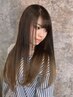 前髪カットサービス☆艶カラー+プレミアムトリートメント+シールエクステ40本