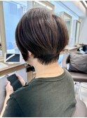 ドライでまとまるショートボブ