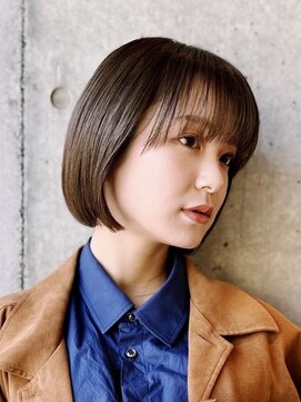 アンドレイ 表参道(andrey) デザインカラー/レイヤーカット/ウェットヘア/オリーブベージュ