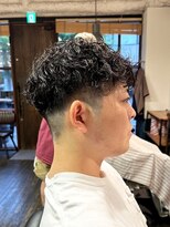 ヴァンガードマン 早稲田(vanguardman)&nbsp;波巻きパーマ/ツーブロック