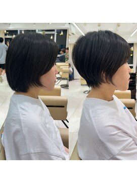 アンド ストーリーズ(&STORIES) ショートボブ髪型30代40代50代前髪あり前髪なし面長丸顔【倉田】