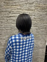 ビス リアン 川口店(Vis lien) くびれボブミニウルフ透明感シルバーアッシュグレージュカラー