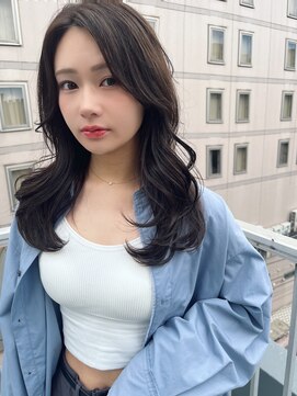 ローレンジウ(LOREN JU) 透明感髪質改善ベージュダブルカラーミルクティーグレージュ