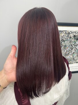 ヘアーアンドビューティーザ エフ(Hair Beauty the F) ボルドー＿艶カラー＿髪質改善