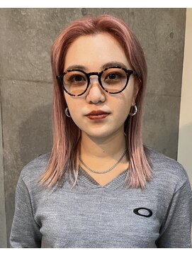 ナループロア ルームー(Nalu pu loa ROOMOO) ピンクブロンド/ハイトーンカラー/ホワイトブリーチ