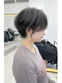 黒髪カタログ/ボブルフ/小顔に見せるヘア/ワンレン