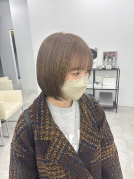 ブラウン(Brown) #haru アッシュベージュ/メルティカラー/イメチェン