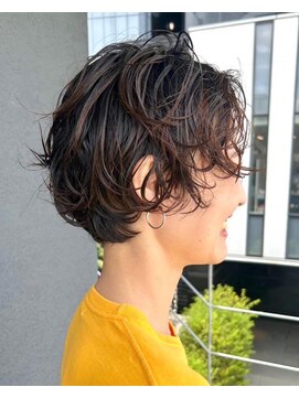 ナループロアボタン(Nalu pu loa BOTAN) マッシュショートパーマ/ショートパーマ