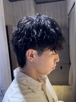 アクシー ヘアーアンドメイク(AXY HAIR&MAKE)&nbsp;縦落ちツイストスパイラルパーマメンズパーマ波巻きツイスパ