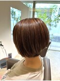 ハイライトカラー♪ショートボブ♪