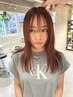 【透明感＋ツヤ感♪】カット＋イルミナカラー￥10500