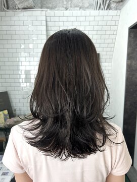 レガーレ(Legare) 【広島韓国ヘア】韓国レイヤーカット×オリーブグレージュ