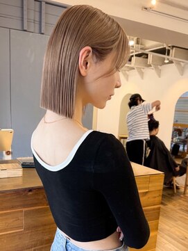 ヨハク 大阪梅田中崎町(yohaku) <28>切りっぱなし×ブリーチ♪ショート・ボブ・学割も◎