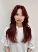 暖色カラー×ワンホンヘア/sakuya
