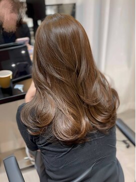 ソヨン 栄2号店(SOYON) 【SOYON大人ミディ】トレンドカット/レイヤーカット/ベージュ