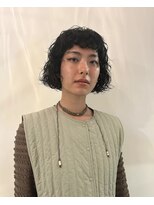 オーオシカシカスペース(OOO YY Space)&nbsp;ボブのハードパーマ