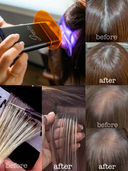 【LEDエクステ】"装着部分が目立たない"全国的にも希少な最新エクステで髪のお悩みを解決◎自然な仕上がり*