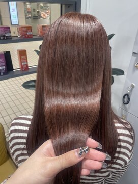 【YUZU/戸塚】暖色ブラウン・艶カラー